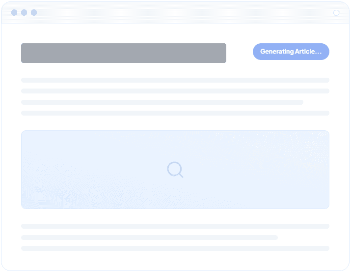 One-Click Blog Post Interface